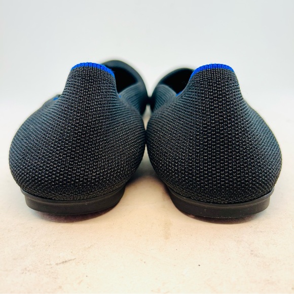 Rothy's Black Round Toe The Flat Slip On Knit Ballet Flats, size 7 EU 37.5 - Picture 10 of 13